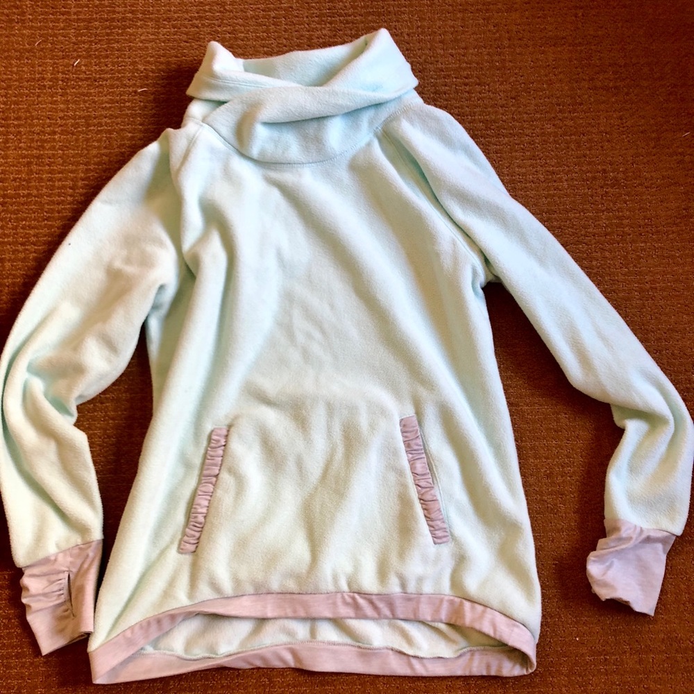 Old Navy fleece pullover with cowl neck
